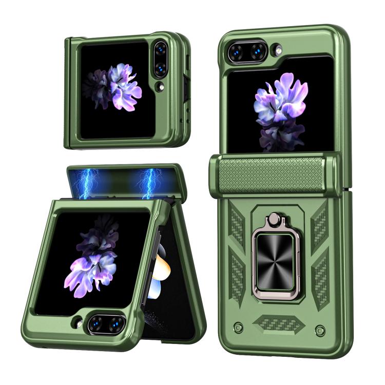 Custodia per telefono Kalebol con cerniera a finestra scorrevole e supporto ad anello, For Galaxy Z Fold8 Ultra 5G, For Galaxy Z Flip8 5G, For Galaxy Z Flip7 FE / Flip6, For Galaxy Z Fold7 5G