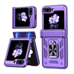 Custodia per telefono Kalebol con cerniera a finestra scorrevole e supporto ad anello, For Galaxy Z Fold8 Ultra 5G, For Galaxy Z Flip8 5G, For Galaxy Z Flip7 FE / Flip6, For Galaxy Z Fold7 5G