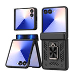 Custodia per telefono Kalebol con cerniera a finestra scorrevole e supporto ad anello, For Galaxy Z Fold8 Ultra 5G, For Galaxy Z Flip8 5G, For Galaxy Z Flip7 FE / Flip6, For Galaxy Z Fold7 5G