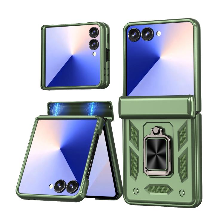 Custodia per telefono Kalebol con cerniera a finestra scorrevole e supporto ad anello, For Galaxy Z Fold8 Ultra 5G, For Galaxy Z Flip8 5G, For Galaxy Z Flip7 FE / Flip6, For Galaxy Z Fold7 5G