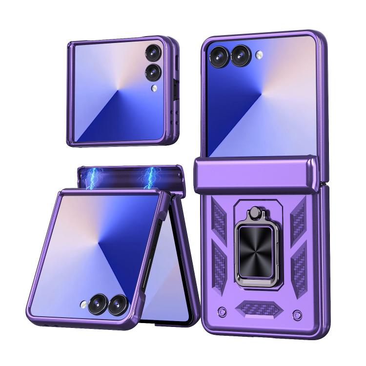Custodia per telefono Kalebol con cerniera a finestra scorrevole e supporto ad anello, For Galaxy Z Fold8 Ultra 5G, For Galaxy Z Flip8 5G, For Galaxy Z Flip7 FE / Flip6, For Galaxy Z Fold7 5G