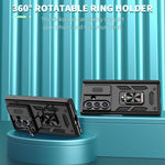 Custodia per telefono Kalebol con cerniera a finestra scorrevole e supporto ad anello, For Galaxy Z Fold8 Ultra 5G, For Galaxy Z Flip8 5G, For Galaxy Z Flip7 FE / Flip6, For Galaxy Z Fold7 5G