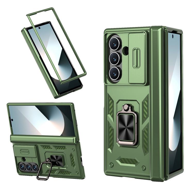 Custodia per telefono Kalebol con cerniera a finestra scorrevole e supporto ad anello, For Galaxy Z Fold8 Ultra 5G, For Galaxy Z Flip8 5G, For Galaxy Z Flip7 FE / Flip6, For Galaxy Z Fold7 5G
