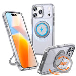Custodia per telefono Kalebol con supporto magnetico MagSafe girevole a 360 gradi., For iPhone 17e / 16e, For iPhone 17 Pro Max, For iPhone 17 Pro