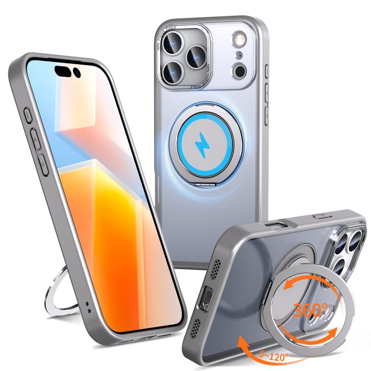 Custodia per telefono Kalebol con supporto magnetico MagSafe girevole a 360 gradi., For iPhone 17e / 16e, For iPhone 17 Pro Max, For iPhone 17 Pro