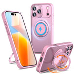 Custodia per telefono Kalebol con supporto magnetico MagSafe girevole a 360 gradi., For iPhone 17e / 16e, For iPhone 17 Pro Max, For iPhone 17 Pro