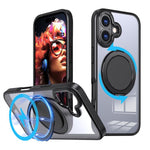 Custodia per telefono Kalebol con supporto magnetico MagSafe girevole a 360 gradi., For iPhone 17, For iPhone Air, For iPhone 16 Plus