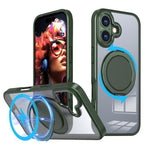 Custodia per telefono Kalebol con supporto magnetico MagSafe girevole a 360 gradi., For iPhone 17, For iPhone Air, For iPhone 16 Plus