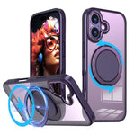 Custodia per telefono Kalebol con supporto magnetico MagSafe girevole a 360 gradi., For iPhone 17, For iPhone Air, For iPhone 16 Plus