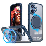 Custodia per telefono Kalebol con supporto magnetico MagSafe girevole a 360 gradi., For iPhone 17, For iPhone Air, For iPhone 16 Plus