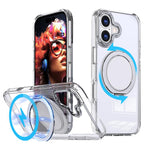 Custodia per telefono Kalebol con supporto magnetico MagSafe girevole a 360 gradi., For iPhone 17, For iPhone Air, For iPhone 16 Plus