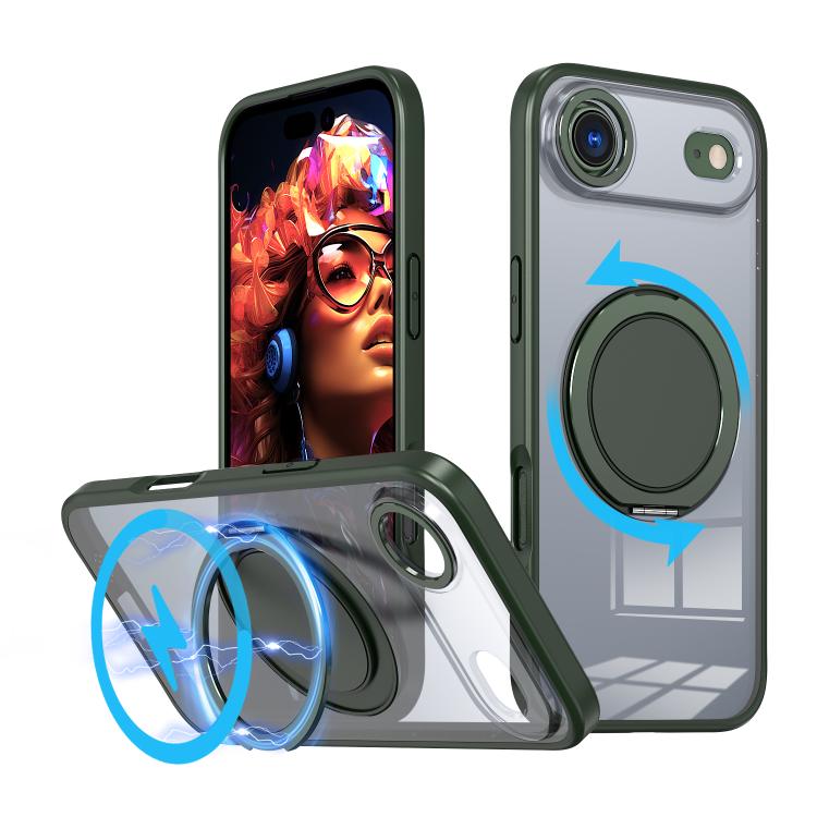 Custodia per telefono Kalebol con supporto magnetico MagSafe girevole a 360 gradi., For iPhone 17, For iPhone Air, For iPhone 16 Plus