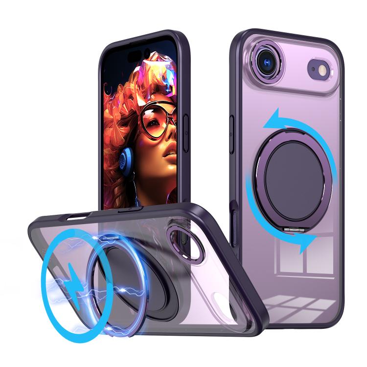 Custodia per telefono Kalebol con supporto magnetico MagSafe girevole a 360 gradi., For iPhone 17, For iPhone Air, For iPhone 16 Plus