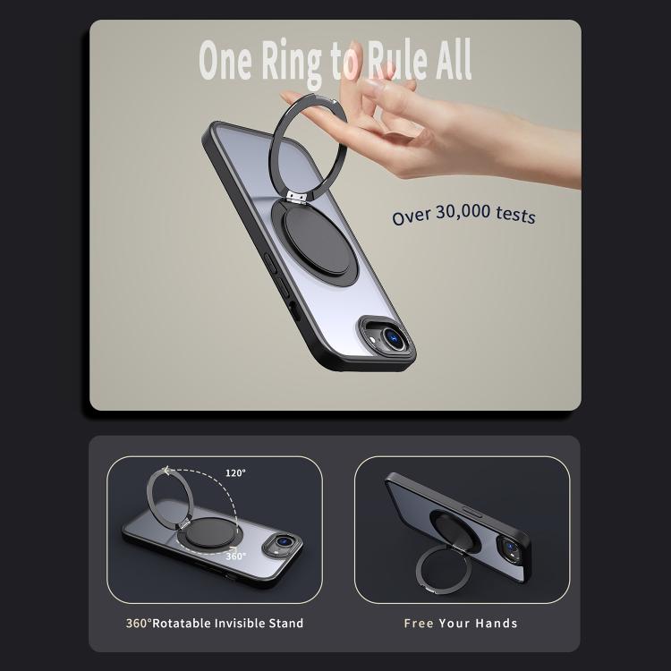 Custodia per telefono Kalebol con supporto magnetico MagSafe girevole a 360 gradi., For iPhone 17e / 16e, For iPhone 17 Pro Max, For iPhone 17 Pro