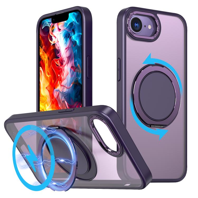 Custodia per telefono Kalebol con supporto magnetico MagSafe girevole a 360 gradi., For iPhone 17e / 16e, For iPhone 17 Pro Max, For iPhone 17 Pro