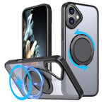 Custodia per telefono Kalebol con supporto magnetico MagSafe girevole a 360 gradi., For iPhone 17, For iPhone Air, For iPhone 16 Plus