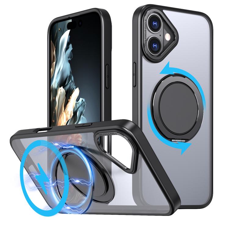 Custodia per telefono Kalebol con supporto magnetico MagSafe girevole a 360 gradi., For iPhone 17, For iPhone Air, For iPhone 16 Plus