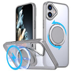Custodia per telefono Kalebol con supporto magnetico MagSafe girevole a 360 gradi., For iPhone 17, For iPhone Air, For iPhone 16 Plus