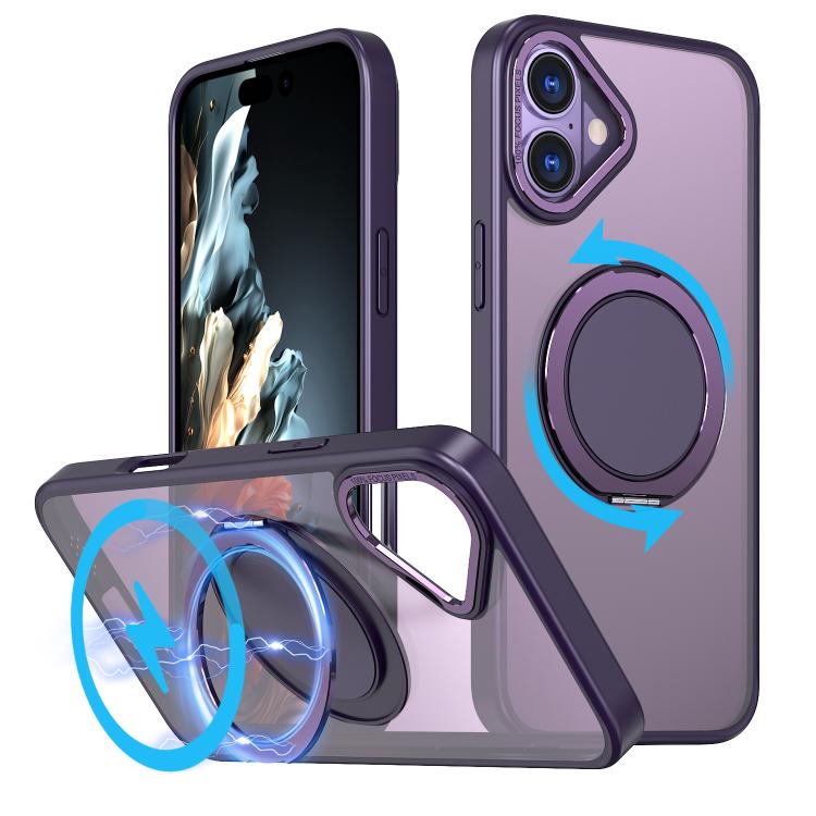 Custodia per telefono Kalebol con supporto magnetico MagSafe girevole a 360 gradi., For iPhone 17, For iPhone Air, For iPhone 16 Plus