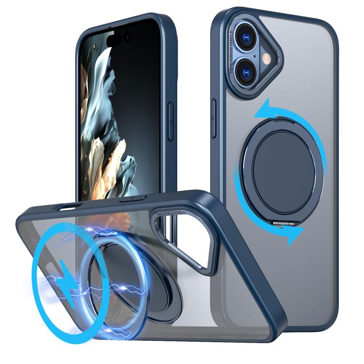 Custodia per telefono Kalebol con supporto magnetico MagSafe girevole a 360 gradi., For iPhone 17, For iPhone Air, For iPhone 16 Plus