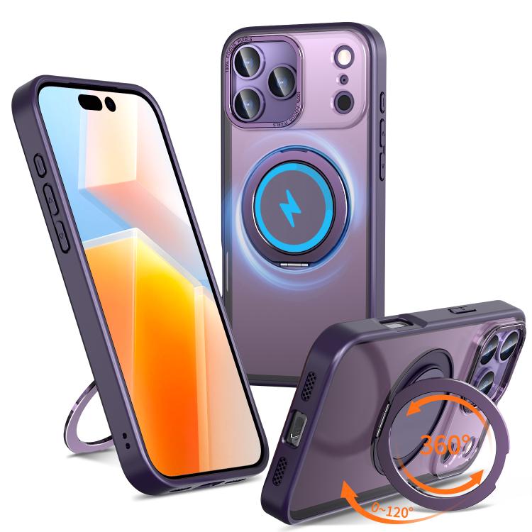 Custodia per telefono Kalebol con supporto magnetico MagSafe girevole a 360 gradi., For iPhone 18 Pro, For iPhone 18 Pro Max