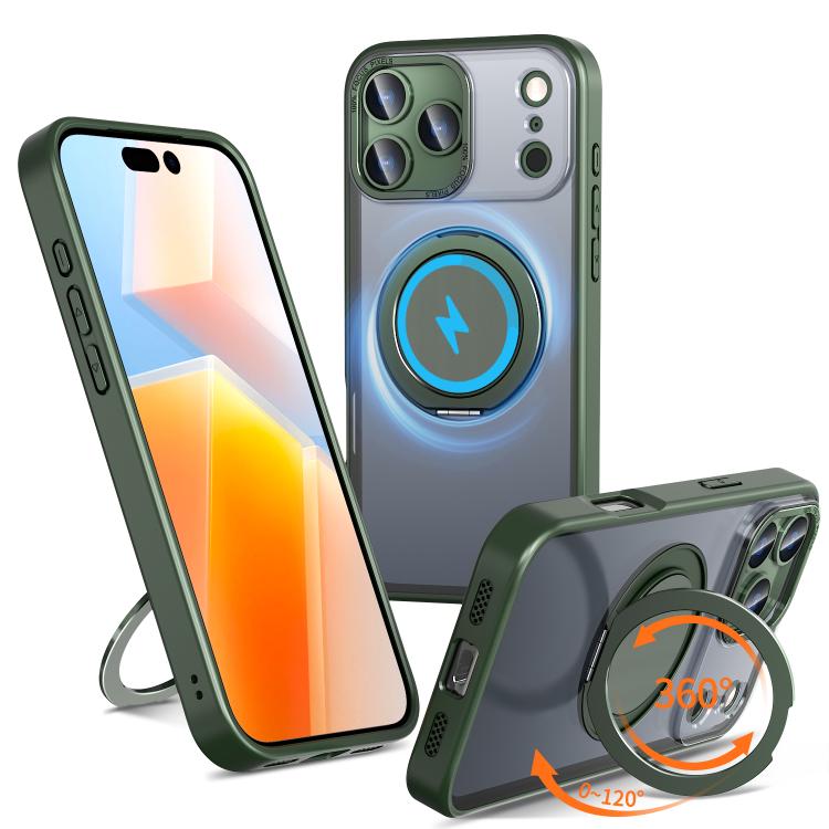 Custodia per telefono Kalebol con supporto magnetico MagSafe girevole a 360 gradi., For iPhone 18 Pro, For iPhone 18 Pro Max