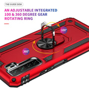 Custodia protettiva antiurto in TPU + PC con supporto girevole a 360 gradi, For Huawei P40 Lite 5G, For Xiaomi Mi 10 Ultra