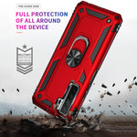 Custodia TPU e PC con supporto rotante per Huawei P40 Lite 5G