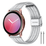 Cinturino per orologio xDfind con fibbia a sette perline in acciaio inossidabile, 20mm, 22mm