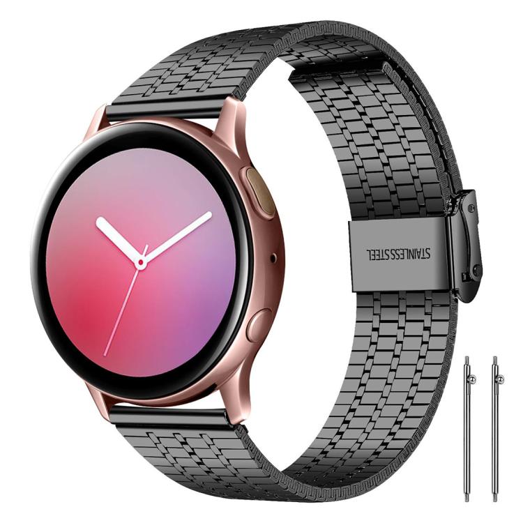 Cinturino per orologio xDfind con fibbia a sette perline in acciaio inossidabile, 20mm, 22mm