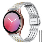Cinturino per orologio xDfind con fibbia a sette perline in acciaio inossidabile, 20mm, 22mm