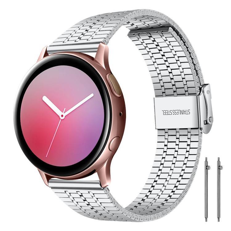 Cinturino per orologio xDfind con fibbia a sette perline in acciaio inossidabile, 20mm, 22mm