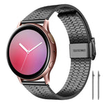 Cinturino per orologio xDfind con fibbia a sette perline in acciaio inossidabile, 20mm, 22mm