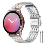 Cinturino per orologio xDfind con fibbia a sette perline in acciaio inossidabile, 20mm, 22mm