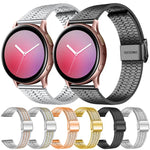 Cinturino per orologio xDfind con fibbia a sette perline in acciaio inossidabile, 20mm, 22mm
