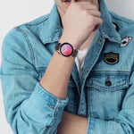 Cinturino per orologio xDfind con fibbia a sette perline in acciaio inossidabile, 20mm, 22mm