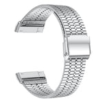 Cinturino per orologio xDfind con fibbia a sette perline in acciaio inossidabile, For Fitbit Versa 4 / 3 / Sense 2 / Sense