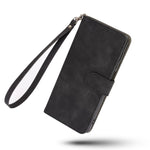 Tinta unita Skin Feel Fibbia magnetica Flip orizzontale Custodia in pelle PU con struttura in vitello con supporto e slot per schede e portafoglio, For DOOGEE N20 Pro