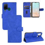 Tinta unita Skin Feel Fibbia magnetica Flip orizzontale Custodia in pelle PU con struttura in vitello con supporto e slot per schede e portafoglio, For DOOGEE N20 Pro