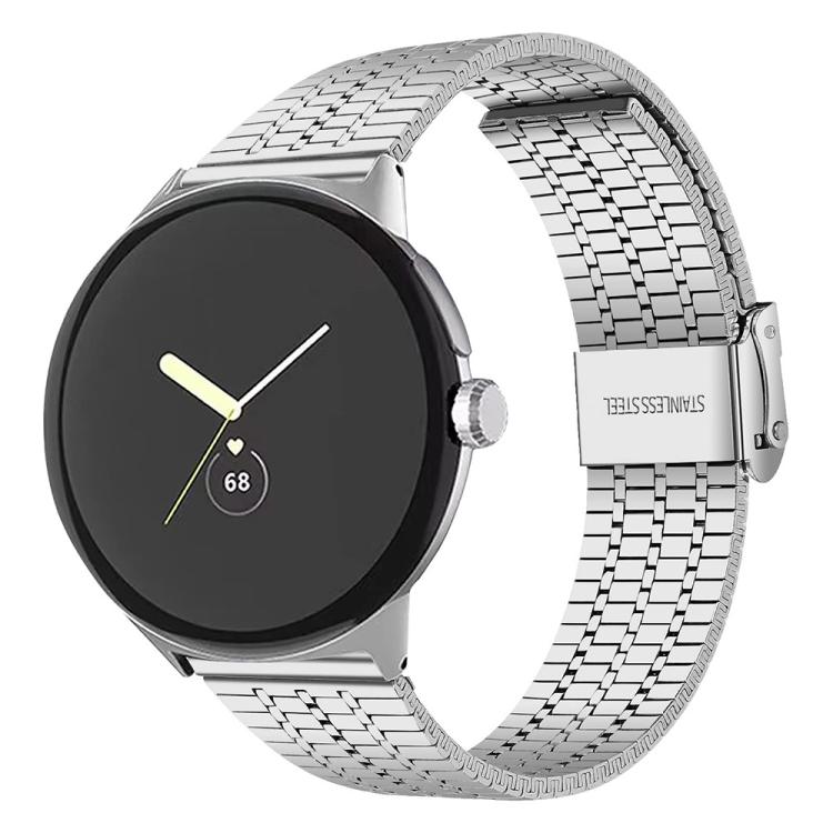 Cinturino per orologio xDfind con fibbia a sette perline in acciaio inossidabile, For Google Pixel Watch 4 / Watch 3 45mm, For Google Pixel Watch 4 / 3 / 2 / 1 41mm