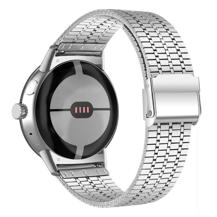 Cinturino per orologio xDfind con fibbia a sette perline in acciaio inossidabile, For Google Pixel Watch 4 / Watch 3 45mm, For Google Pixel Watch 4 / 3 / 2 / 1 41mm