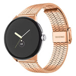 Cinturino per orologio xDfind con fibbia a sette perline in acciaio inossidabile, For Google Pixel Watch 4 / Watch 3 45mm, For Google Pixel Watch 4 / 3 / 2 / 1 41mm