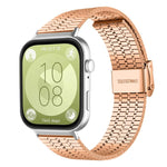 Cinturino per orologio xDfind con fibbia a sette perline in acciaio inossidabile, For Huawei Watch Fit4 Pro / Fit4 / Fit3