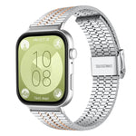 Cinturino per orologio xDfind con fibbia a sette perline in acciaio inossidabile, For Huawei Watch Fit4 Pro / Fit4 / Fit3
