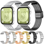 Cinturino per orologio xDfind con fibbia a sette perline in acciaio inossidabile, For Huawei Watch Fit4 Pro / Fit4 / Fit3
