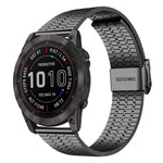 Cinturino per orologio xDfind con fibbia a sette perline in acciaio inossidabile, For Garmin Fenix 8 / 7X / 6X / 5X 26mm, For Garmin Fenix 8 / 7 / 6 / 5 22mm
