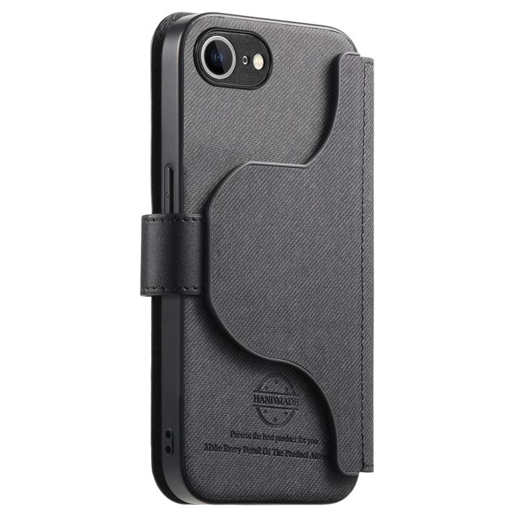 Portafoglio in pelle con cerniera, protezione antifurto MagSafe RFID in tessuto twill, custodia per telefono con cerniera., For iPhone 17e / 16e, For iPhone 17 Pro Max, For iPhone 17 Pro, For iPhone 17