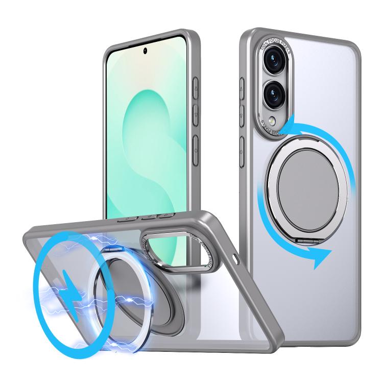 Custodia per telefono Kalebol con supporto magnetico MagSafe girevole a 360 gradi, For Galaxy S26 5G, For Galaxy S25 Edge 5G, For Galaxy S25 Ultra 5G