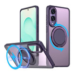 Custodia per telefono Kalebol con supporto magnetico MagSafe girevole a 360 gradi, For Galaxy S26 5G, For Galaxy S25 Edge 5G, For Galaxy S25 Ultra 5G