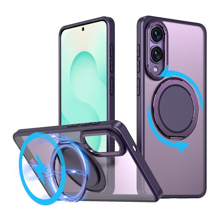 Custodia per telefono Kalebol con supporto magnetico MagSafe girevole a 360 gradi, For Galaxy S26 5G, For Galaxy S25 Edge 5G, For Galaxy S25 Ultra 5G